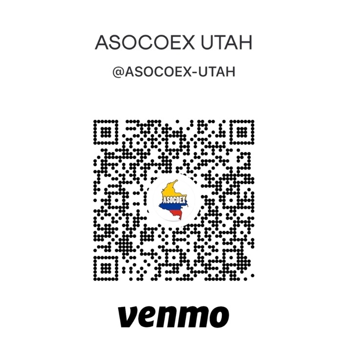 Código QR de Venmo de ASOCOEX UTAH (@ASOCOEX-UTAH)